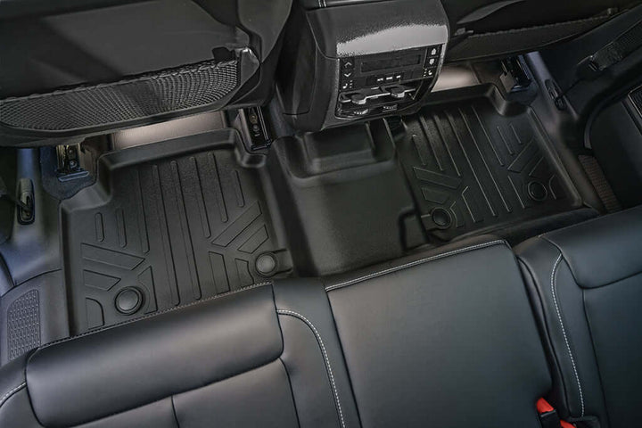 SMARTLINER Floor Liners for 2021-2026 Jeep Grand Cherokee L (2nd Row Bucket) With Center Console (No subwoofer)