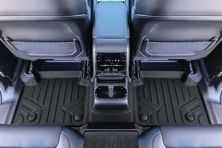 SMARTLINER Floor Liners for 2021-2026 Jeep Grand Cherokee L (2nd Row Bucket) With Center Console