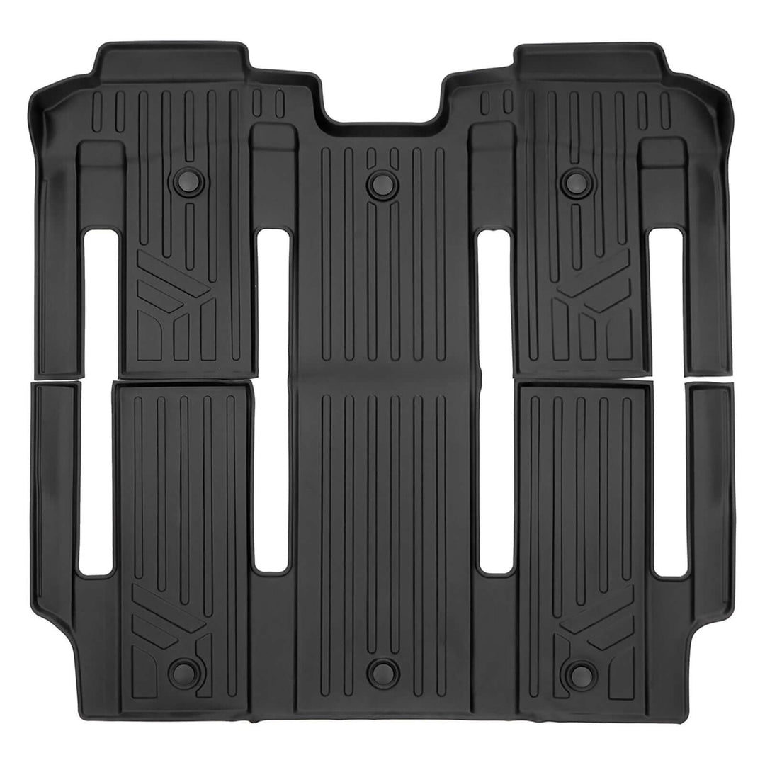 SMARTLINER Custom Fit Floor Liners For 2021-2026 Toyota Sienna with 2nd Row Bucket Seats and Spare Tire