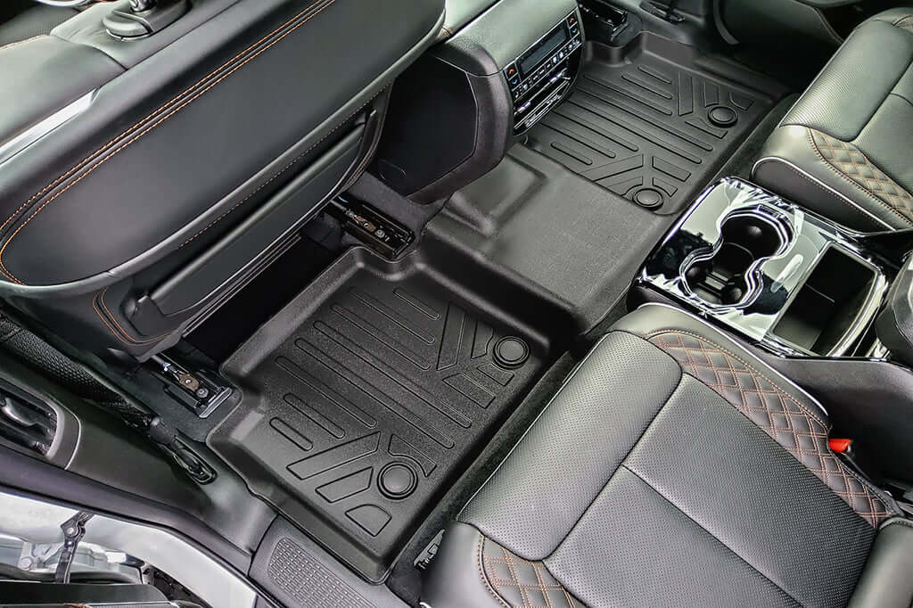 SMARTLINER Floor Liners for 2021-2026 Jeep Grand Cherokee L w/ 2nd Row Bucket Seats and center console (No subwoofer)
