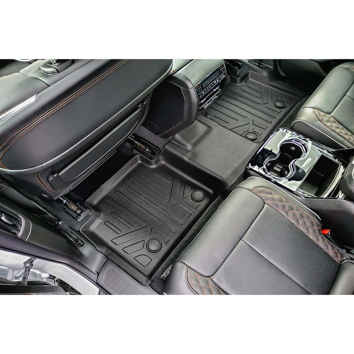 SMARTLINER Floor Liners for 2021-2026 Jeep Grand Cherokee L w/ 2nd Row Bucket Seats and center console