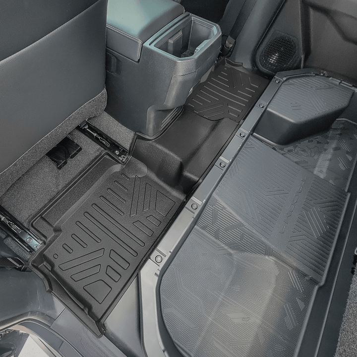 SMARTLINER Floor Liners for 2024-2026 Toyota Tacoma Double Cab (Only Fits[2nd Row Storage]
