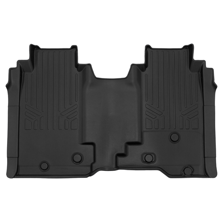 SMARTLINER Floor Liners for 2024 Chevy Silverado EV Fits Vinyl floor Bucket Seat models, 3WR (Work Truck Trim)