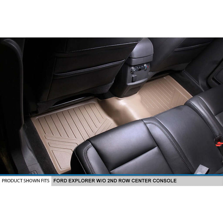 Alfombrillas SMARTLINER a medida para Ford Explorer 2017-2019 sin consola central de la segunda fila