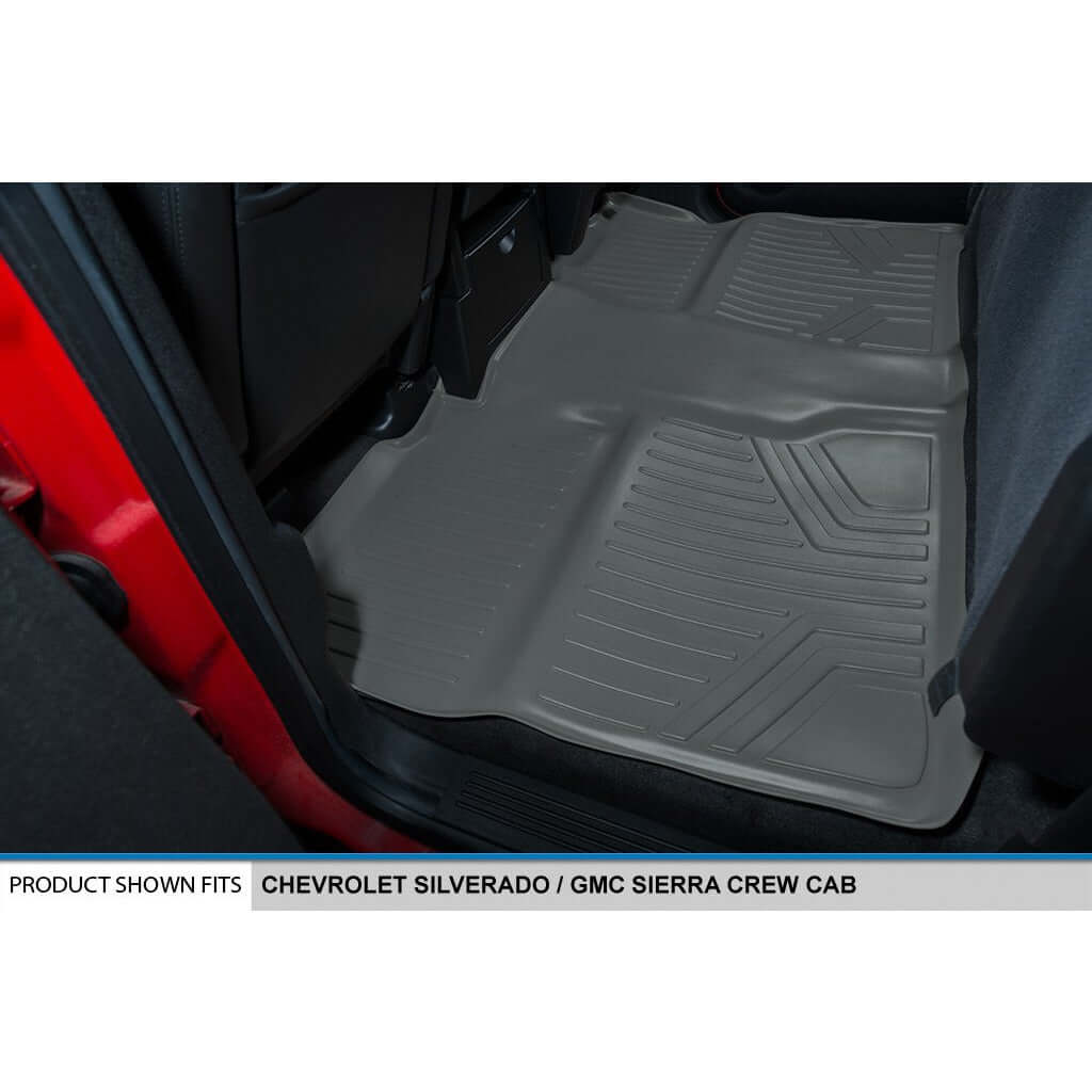 Smart Trim™ Floor Liners For 2007-2013 Silverado/Sierra 1500 - 2007-2014 2500/3500 HD Crew Cabin