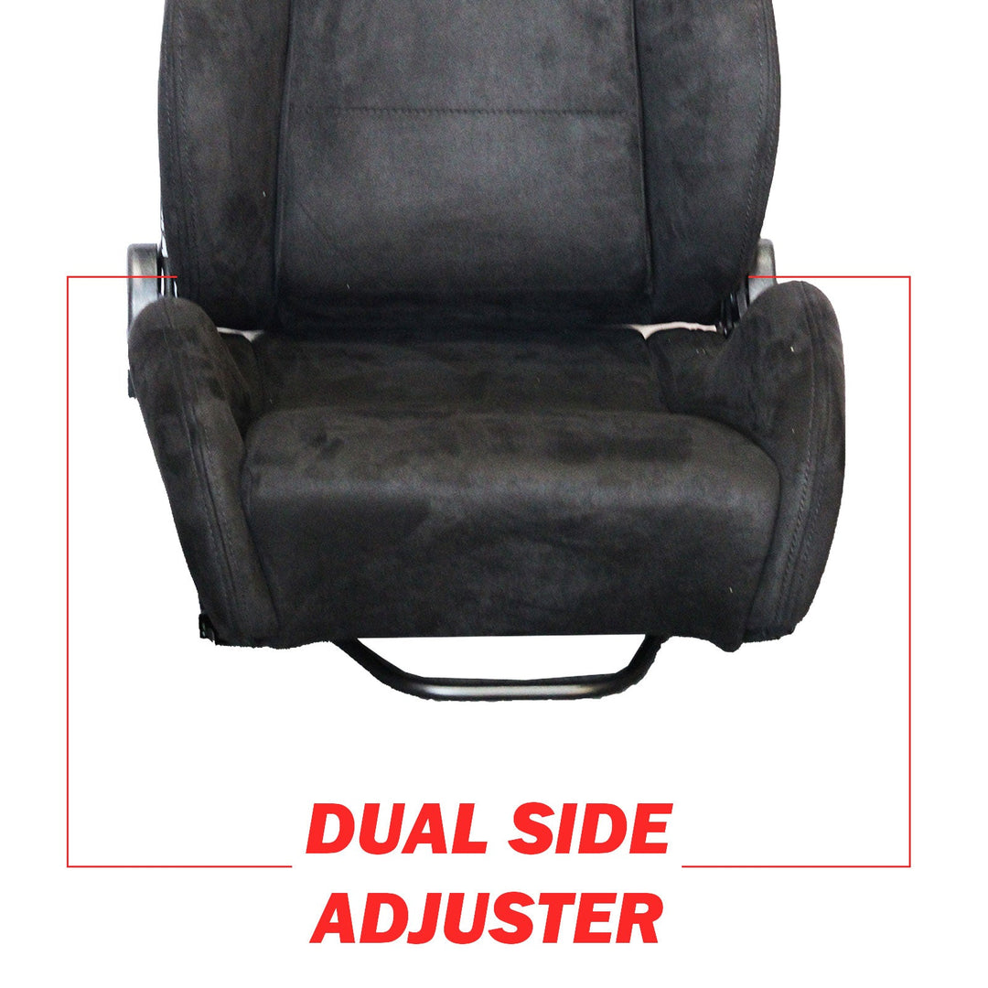 Reclinable Slider Seats For Recaro SR3 Style Civic Integra DC2 EK9 EK EG ITR CTR