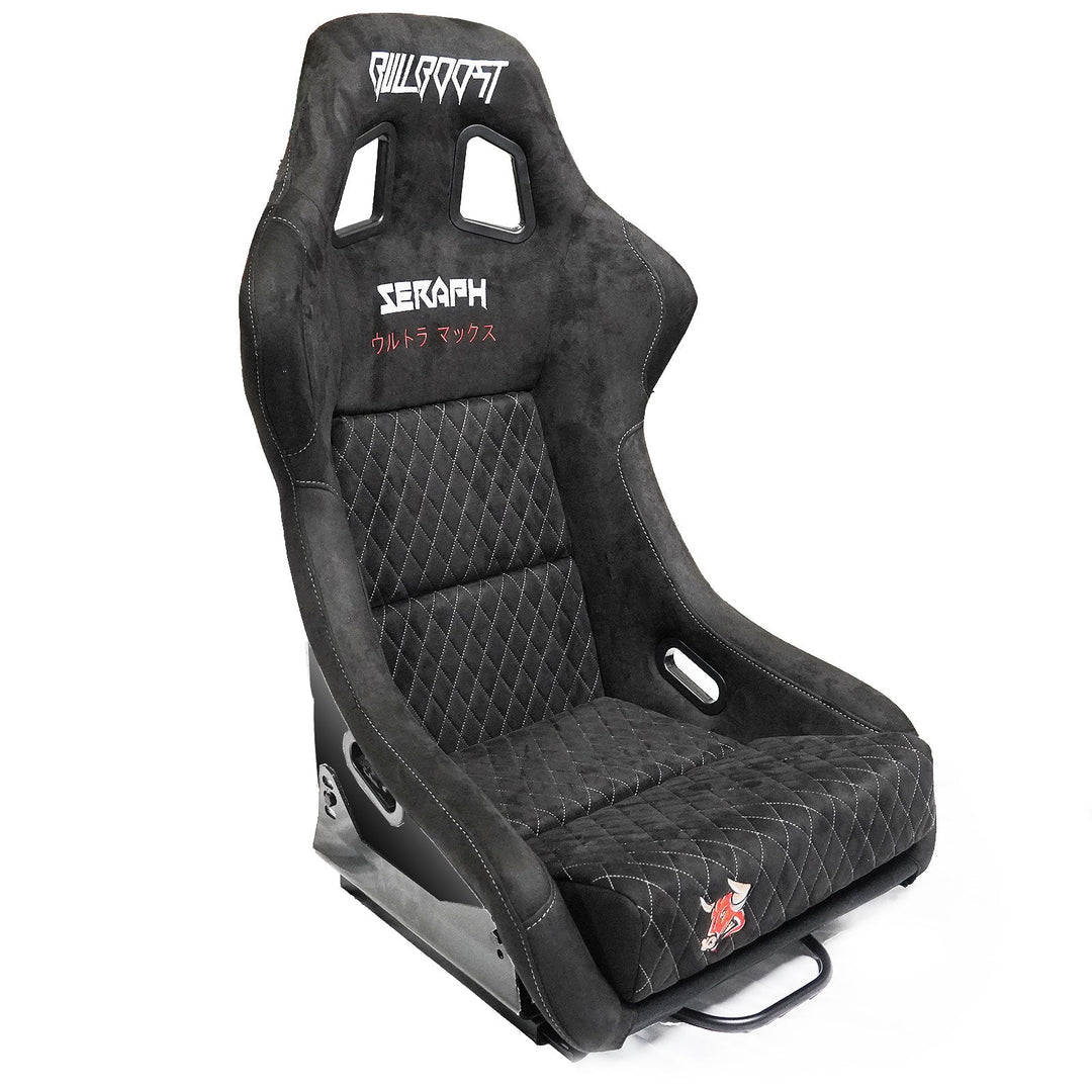 Bull Boost Adjustable Racing Lowered Ultra Max Bucket Seat with Slider Rails