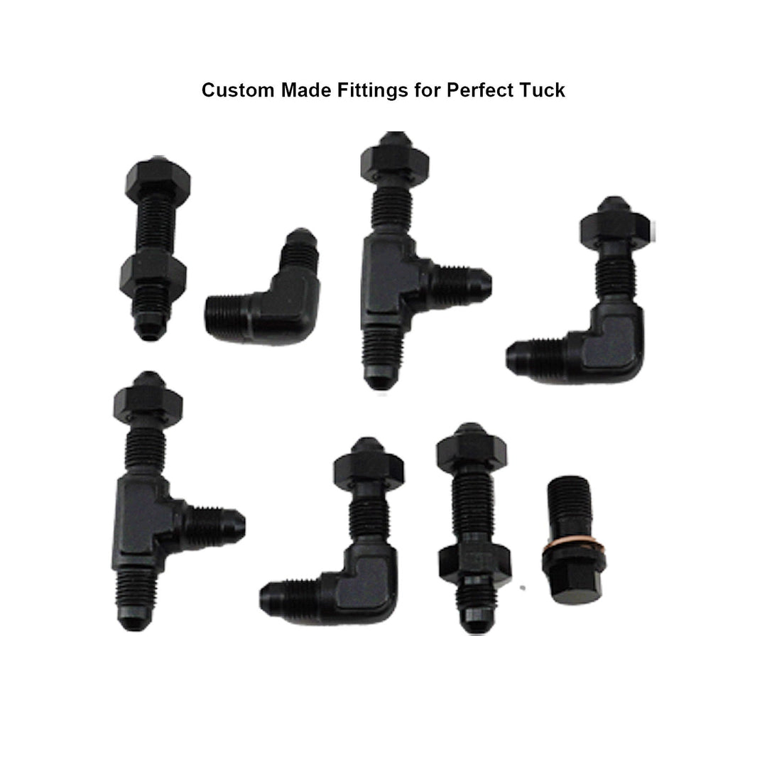 Interior Brake Line Tuck Kit Prop Valve for Honda Civic EK 96-00 Tucked Lines