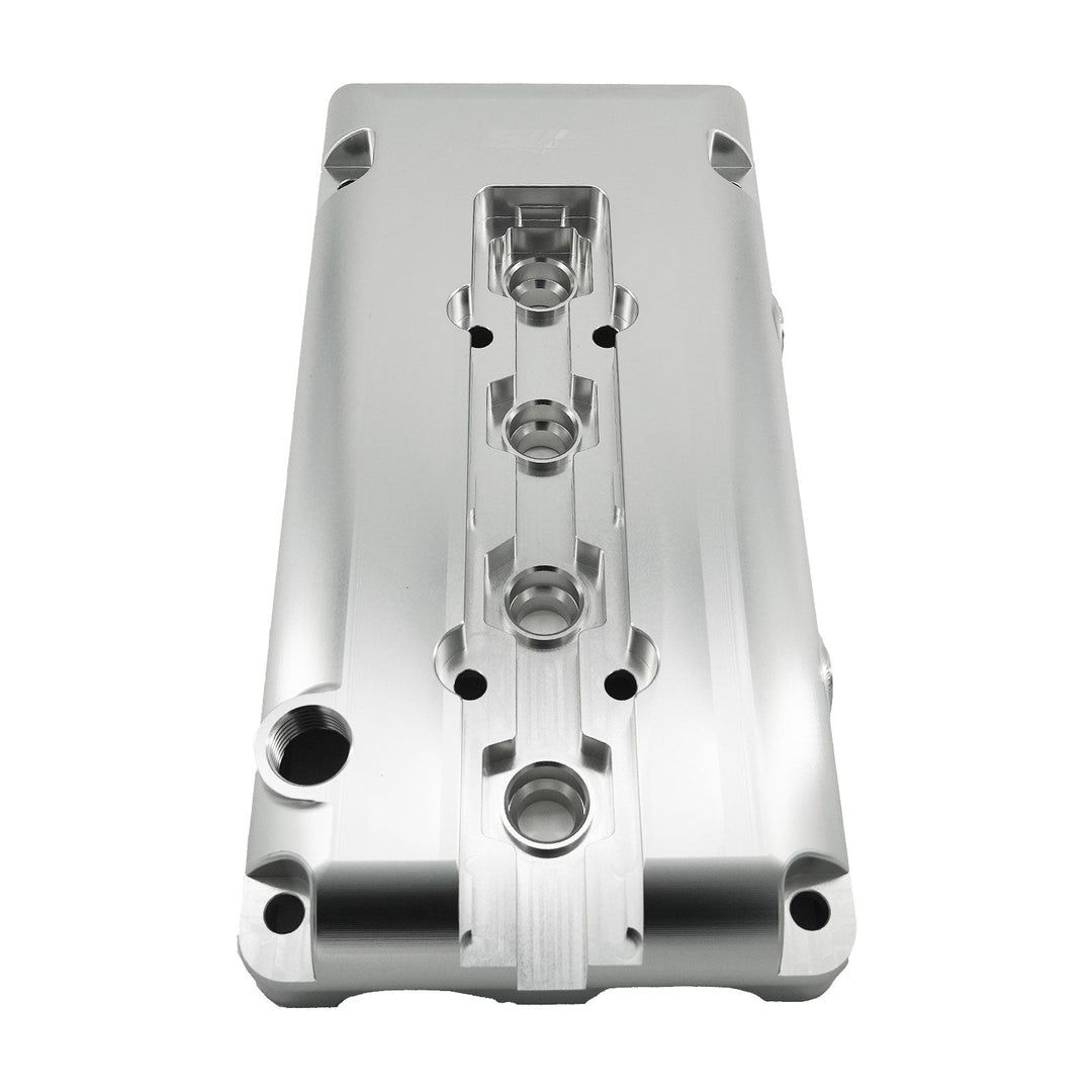 Billet B Series Vented Valve Cover Baffle B16 B18 AN10 For Honda Acura DOHC Vtec