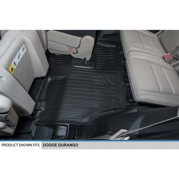 Smart Trim™ Floor Liners For 2016-2025 Dodge Durango ((2nd Row Bench))