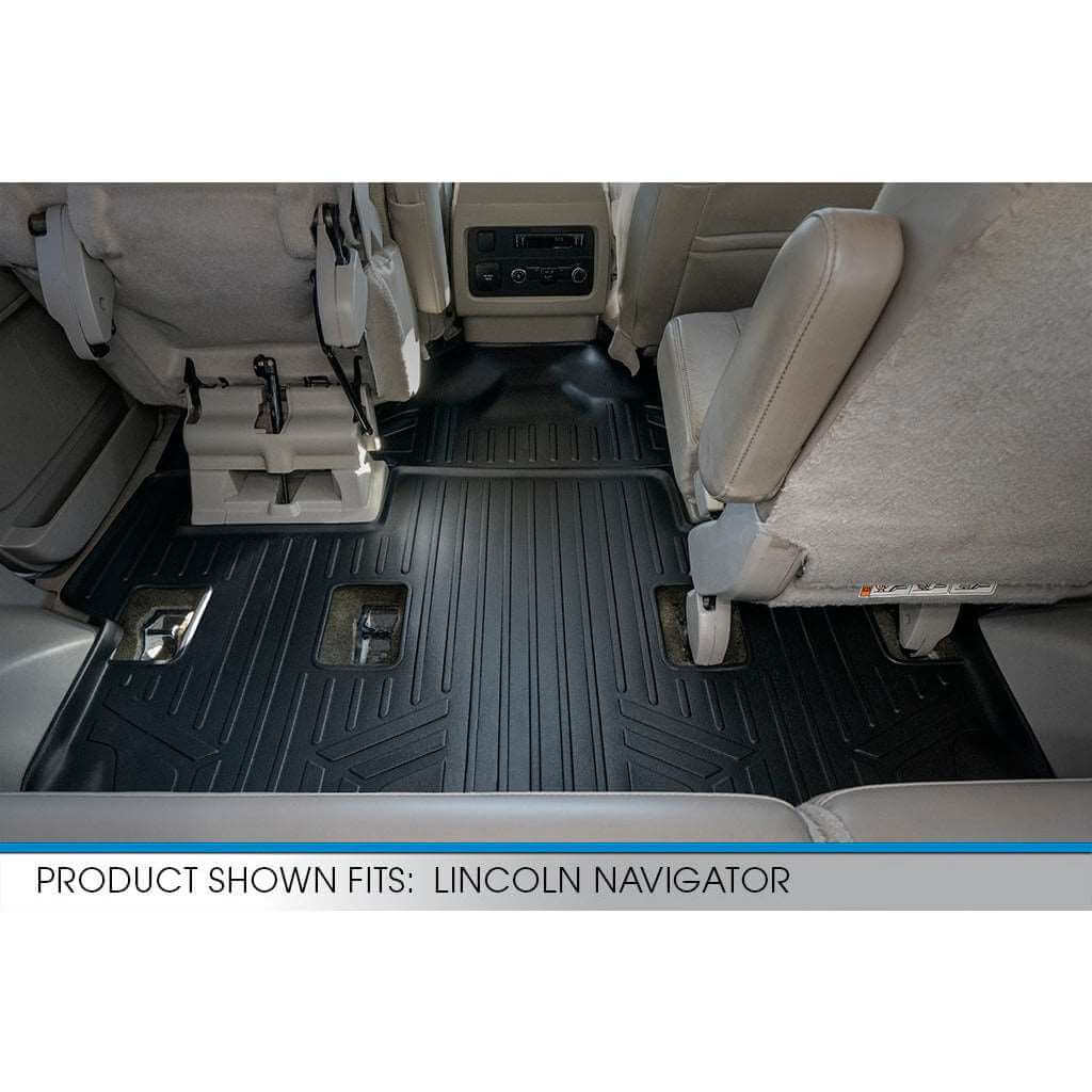 Alfombrillas SMARTLINER a medida para Ford Expedition EL / Lincoln Navigator L (con asientos individuales en la segunda fila) de 2007 a 2017