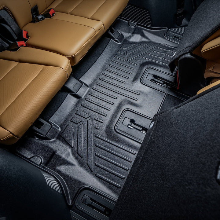 SMARTLINER Floor Liners for 2020-2025 Hyundai Palisade (2nd Row Bucket) With Center Console