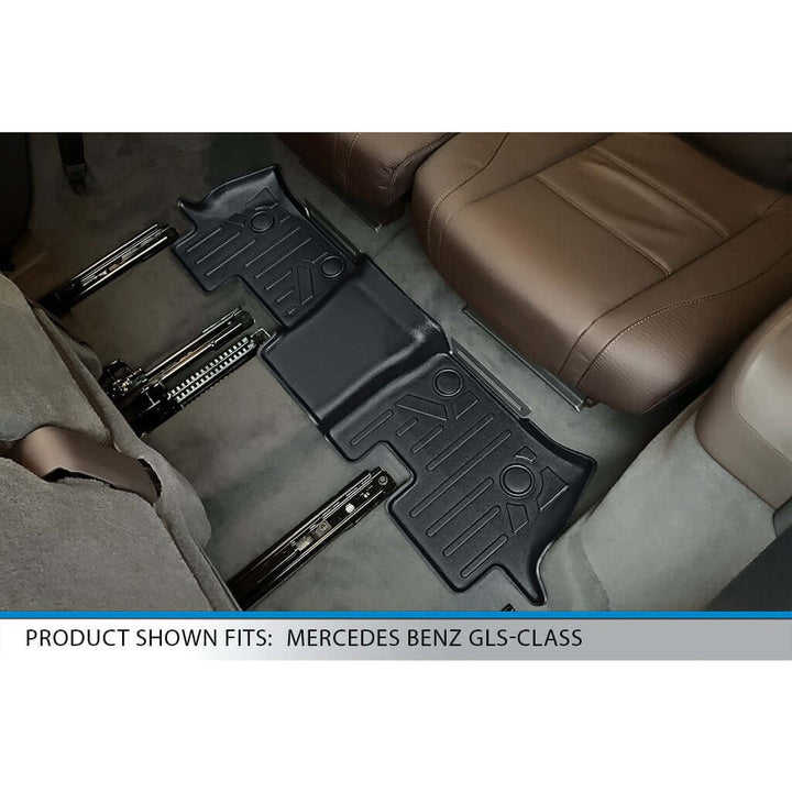SMARTLINER Floor Liners for 2020-2024 Mercedes-Benz GLS-Class 6 Passenger (2nd Row Bucket)