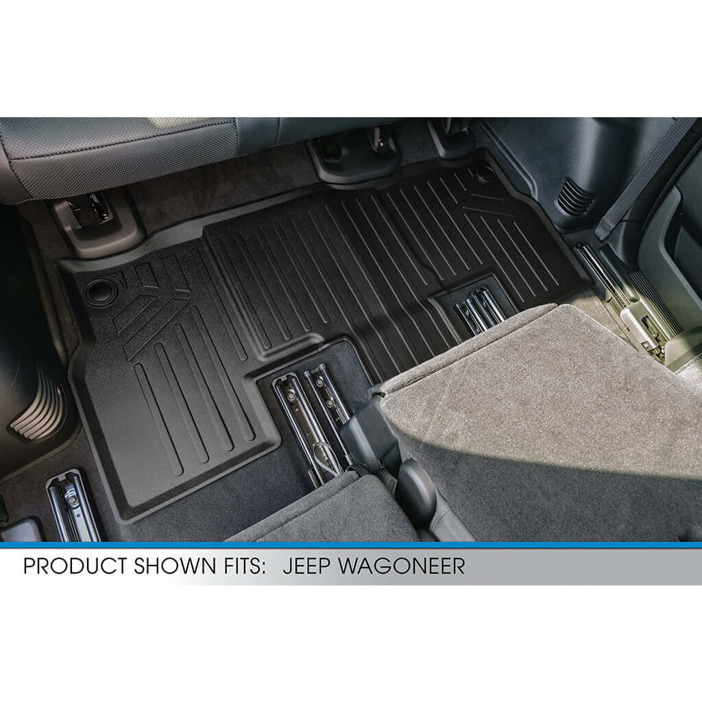 SMARTLINER Floor Liners for 2022-2025 Jeep Wagoneer (8 Passenger Model)