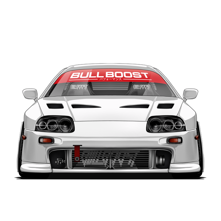 Bull Boost Vinyl Window Banner | 45 ENTRIES