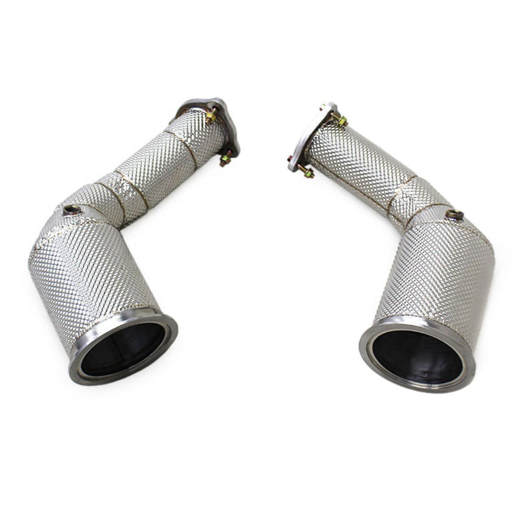 Catless High Flow 304 Stainless Exhaust Downpipe for Audi RS4 RS5 2.9T