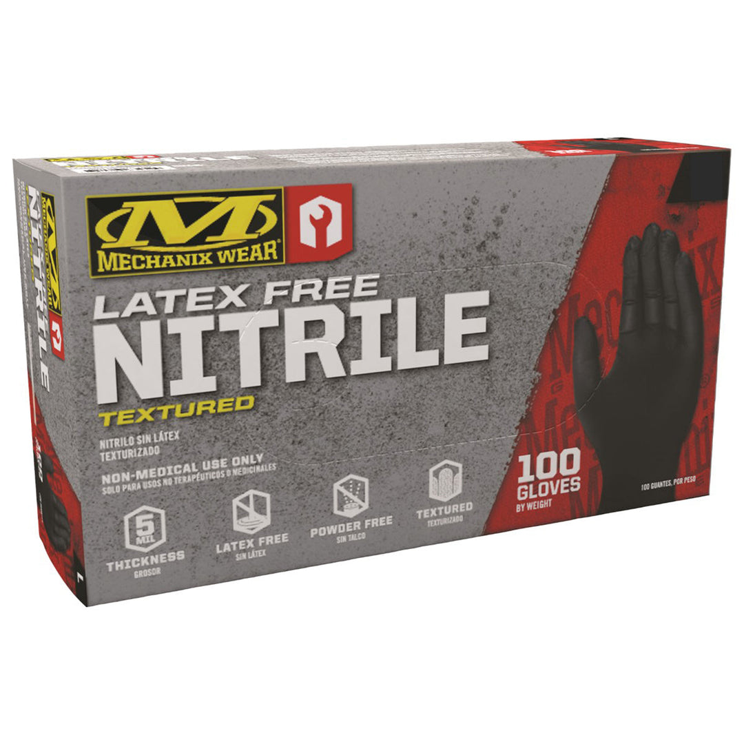 Mechanix Wear Black Nitrile 5 Mil XL - 100 Gloves Each