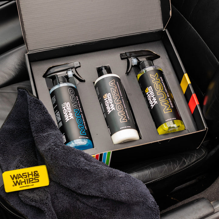 WASH&amp;WHIPS CLEAN - Kit de lavado interior para coche (Paso 2)