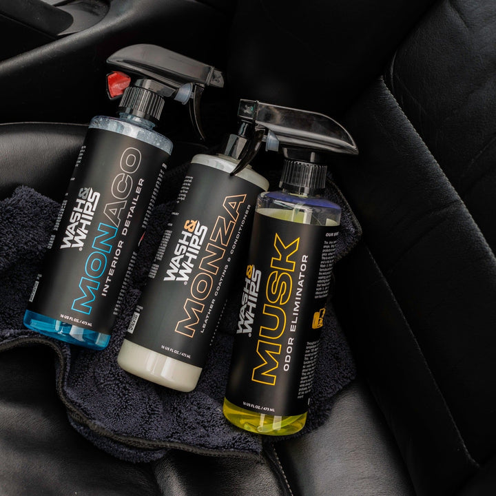 WASH&amp;WHIPS CLEAN - Kit de lavado interior para coche (Paso 2)