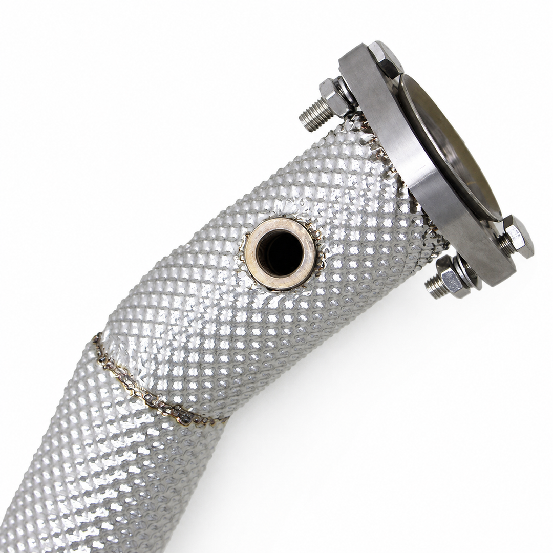 High‑Flow Catted Stainless Steel Downpipe for Mercedes Benz S63 AMG W222 5.5T