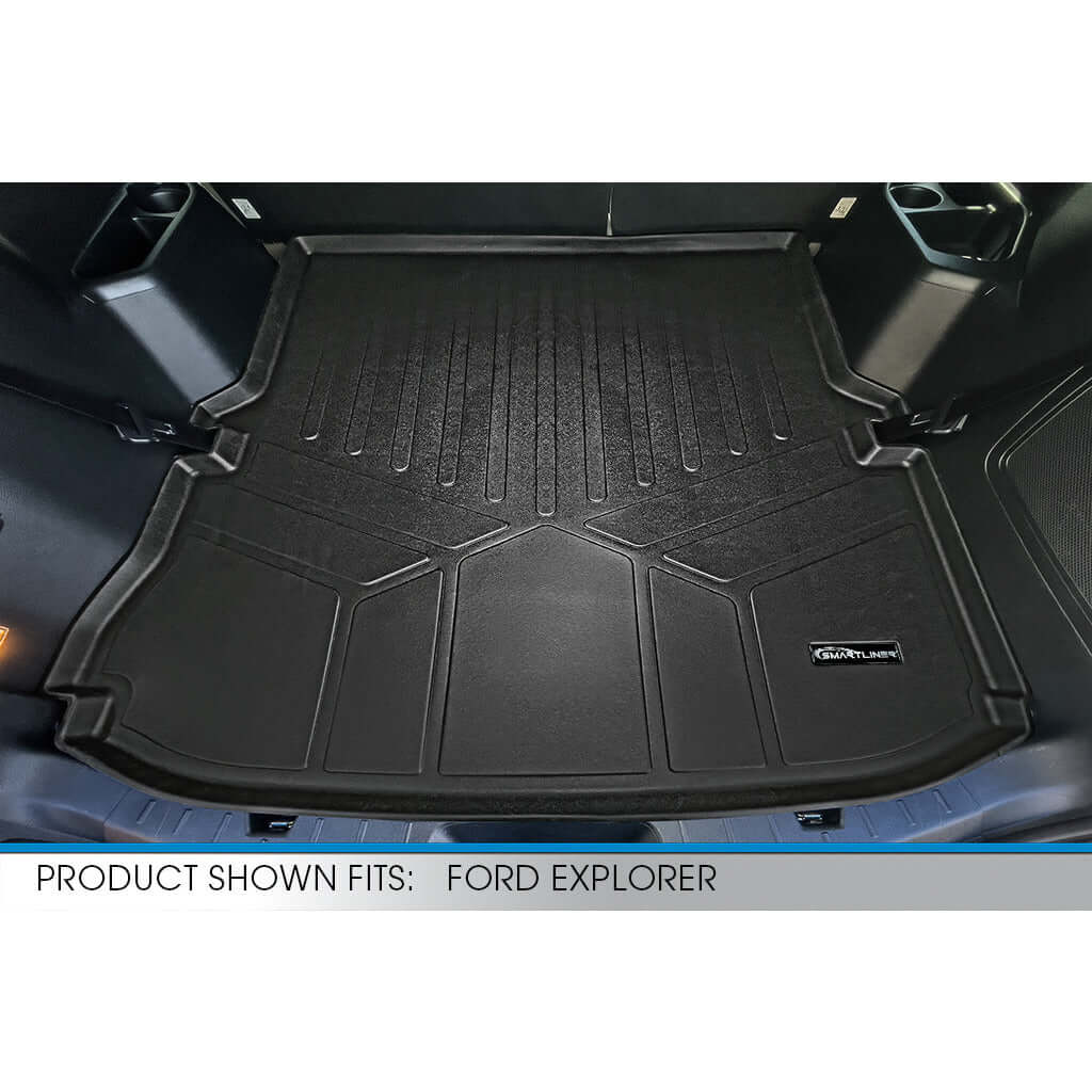 Alfombrillas SMARTLINER a medida para Ford Explorer 2017-2019 con consola central de la segunda fila