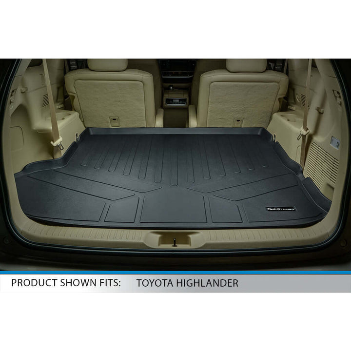 SMARTLINER Custom Fit Floor Liners For 2014-2019 Toyota Highlander Hybrid (with 2nd Row Bench Seat)