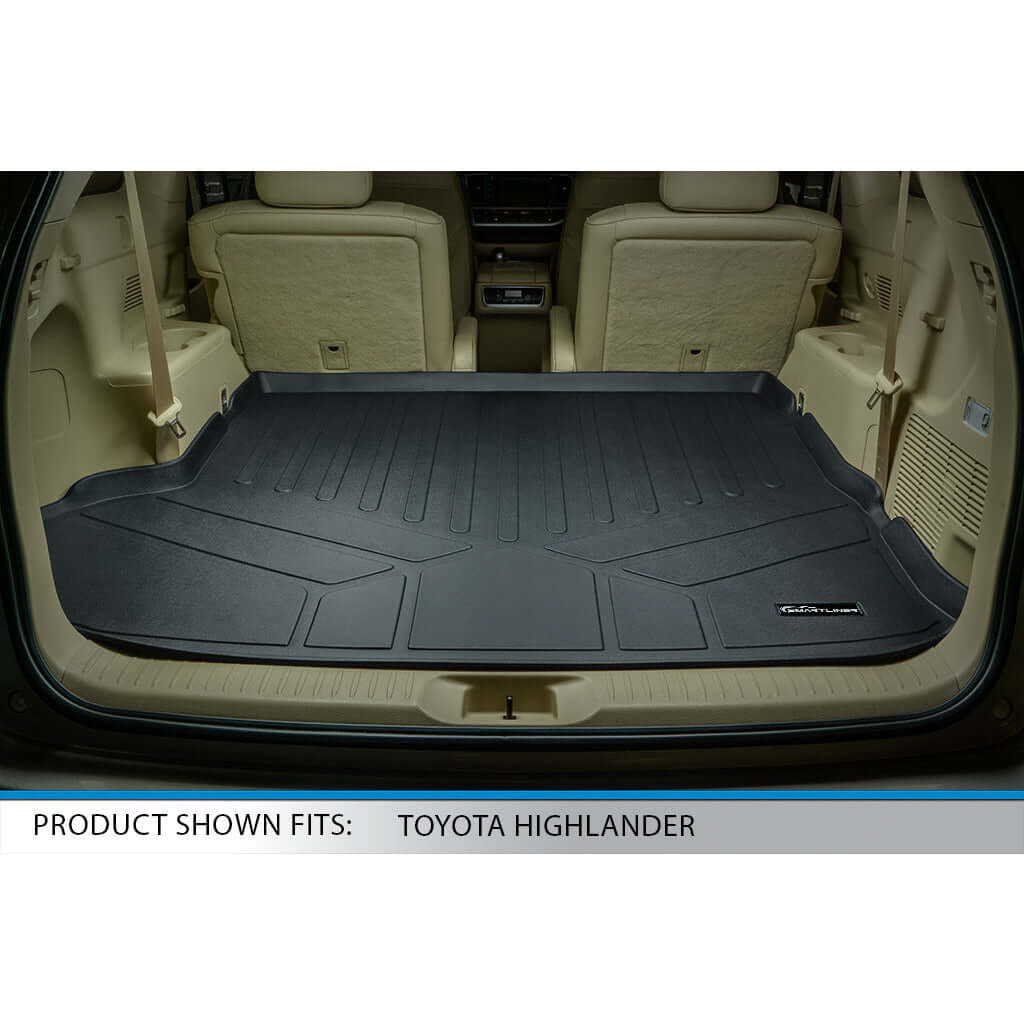 SMARTLINER Custom Fit Floor Liners For 2014-2019 Toyota Highlander Hybrid (with 2nd Row Bench Seat)