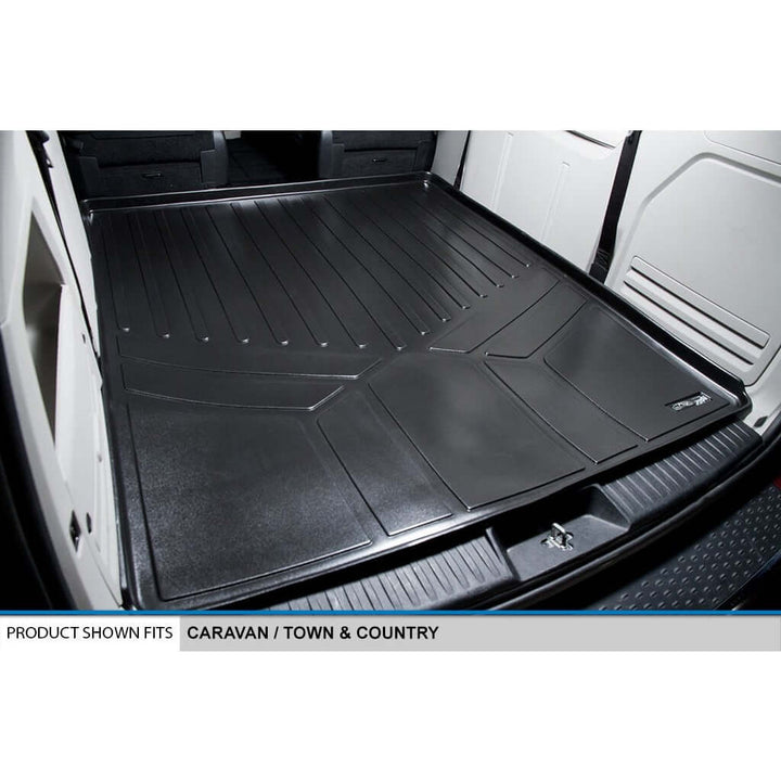 Smart Trim™ Floor Liners For 2013-2020 Dodge Grand Caravan (2nd Row Bucket) (1st Row Console)