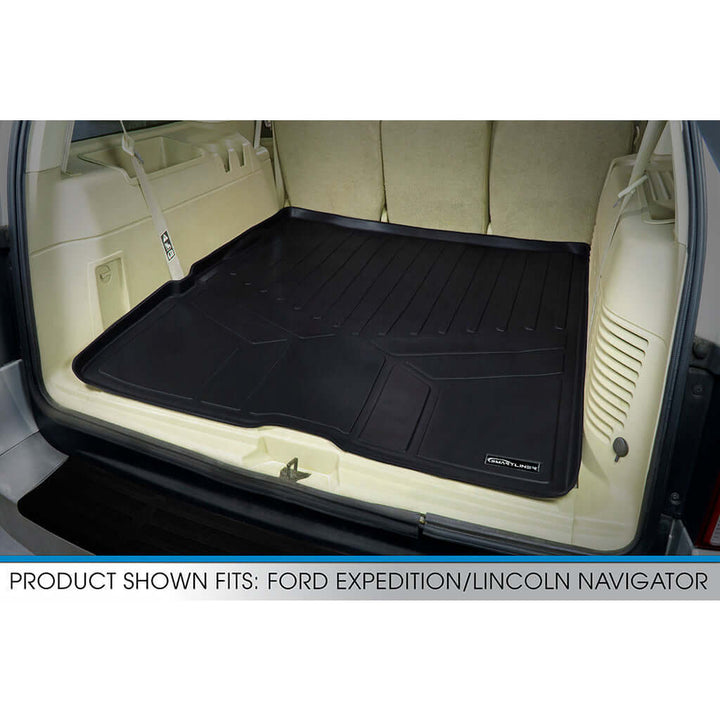 Tapetes SMARTLINER a medida para Ford Expedition/Lincoln Navigator 2011-2017 con asiento corrido en la segunda fila o consola.