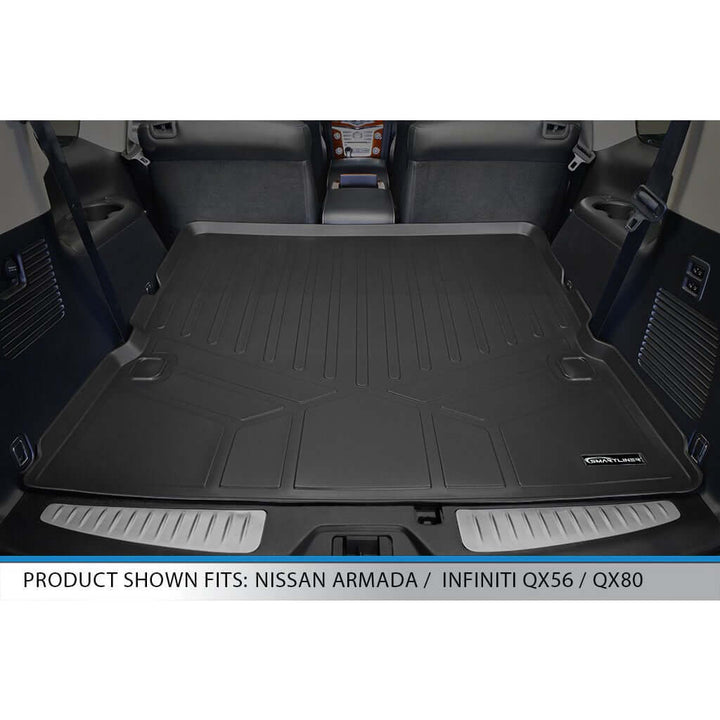 SMARTLINER Custom Fit Floor Liners For 17-18 Armada / 11-13 Infiniti QX56 / 2014-2018 QX80