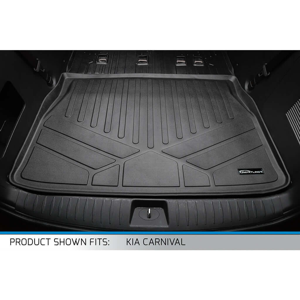 SMARTLINER Floor Liners for 2022-2026 Kia Carnival (7 Passenger Models With 2nd Row VIP Seats)