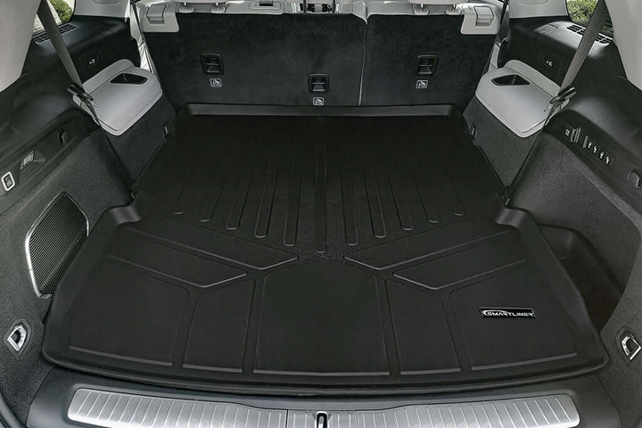 SMARTLINER Floor Liners for 2021-2026 Jeep Grand Cherokee L (2nd Row Bucket) with in between Coverage (No subwoofer)