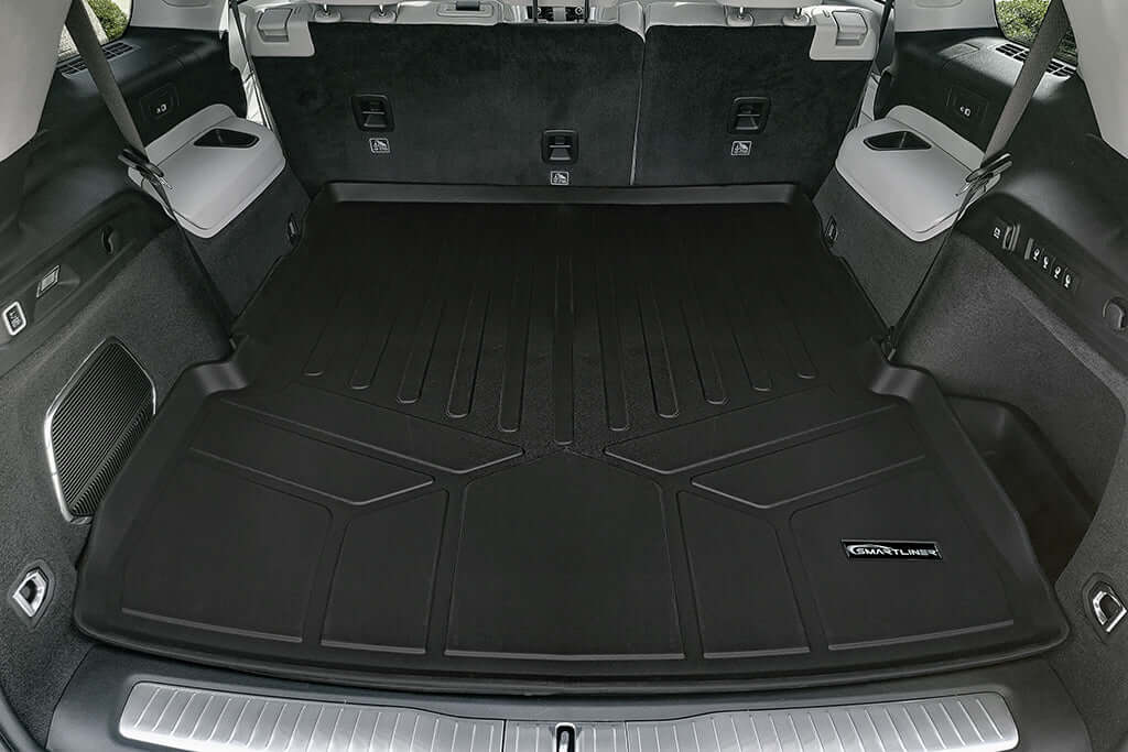 SMARTLINER Floor Liners for 2021-2026 Jeep Grand Cherokee L (2nd Row Bucket) with in between Coverage (No subwoofer)