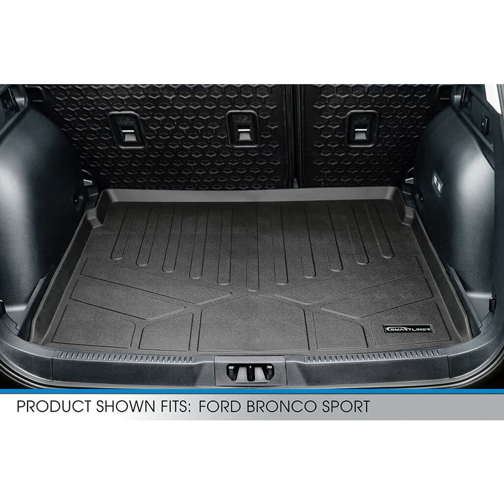 SMARTLINER Floor Liners for 2021-2026 Ford Bronco Sport W/O Rear Bump (Rubber Flooring)