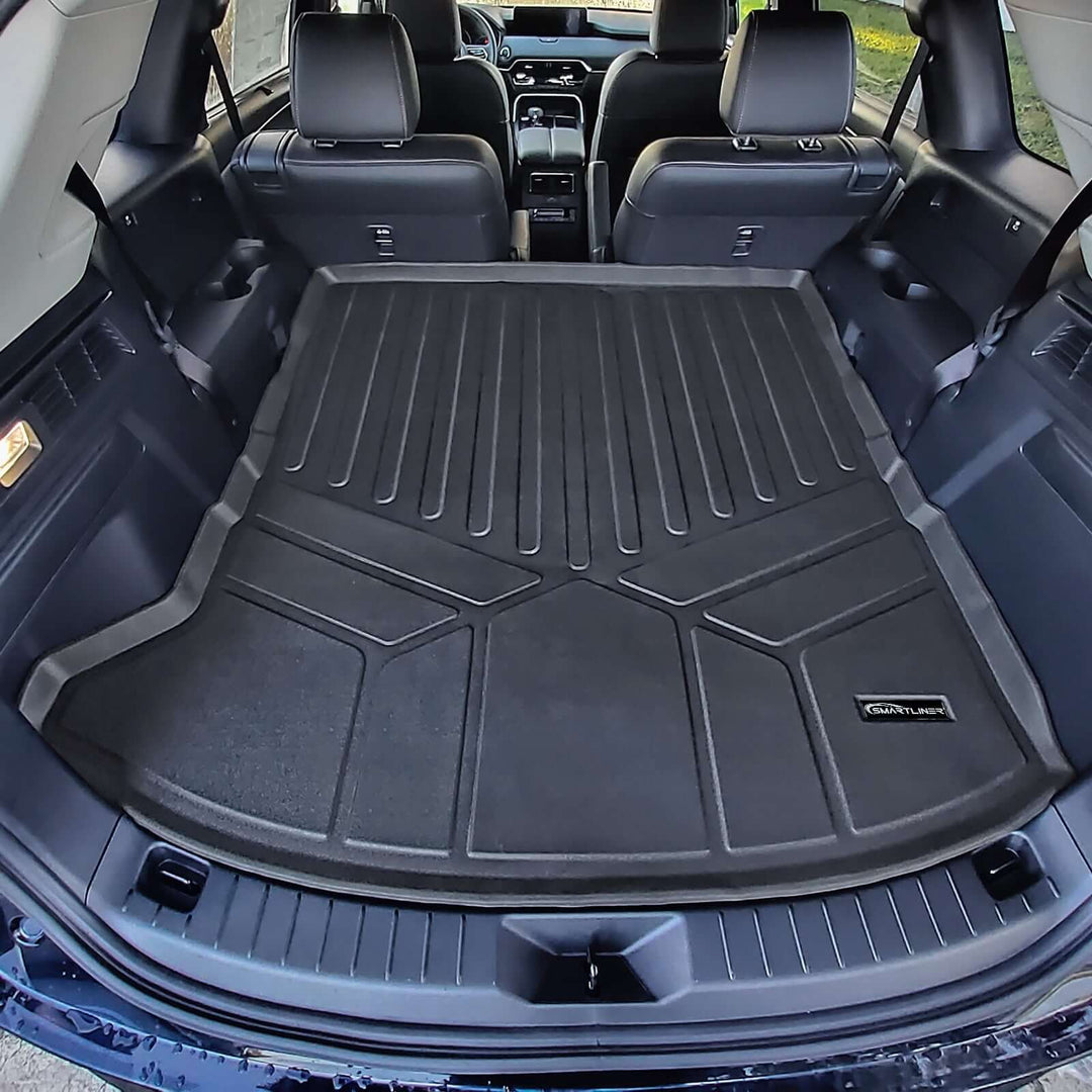 SMARTLINER Floor Liners for 2024-2026 Mazda CX-90 Plug-In Hybrid (Only Fits 2nd Row Bench)