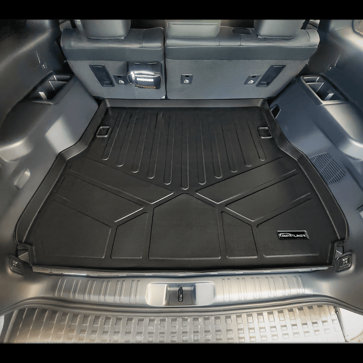 SMARTLINER Custom Fit All Weather Protection Floor Mat Liner Set Compatible With 2024-2026 Toyota Land Cruiser
