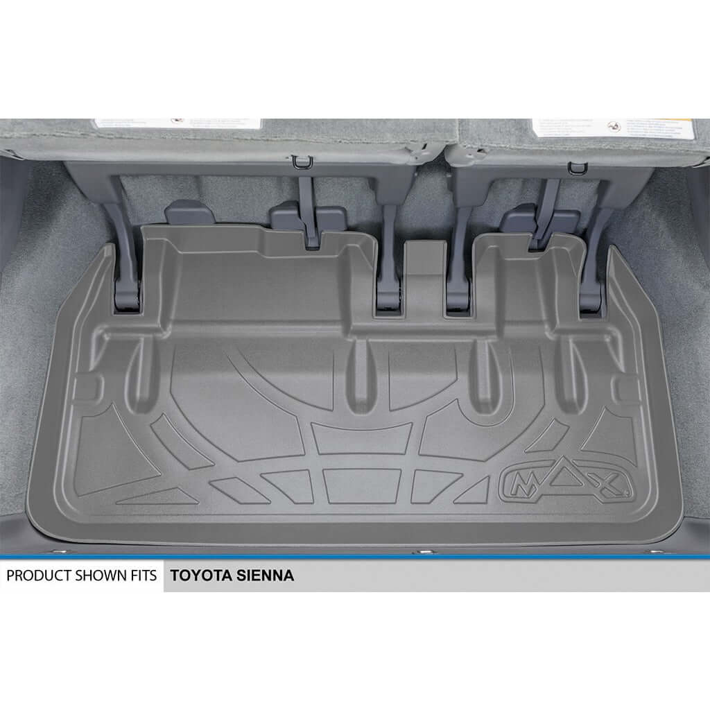 SMARTLINER Custom Fit Floor Liners For 2011-2012 Toyota Sienna (8 Passenger Model)