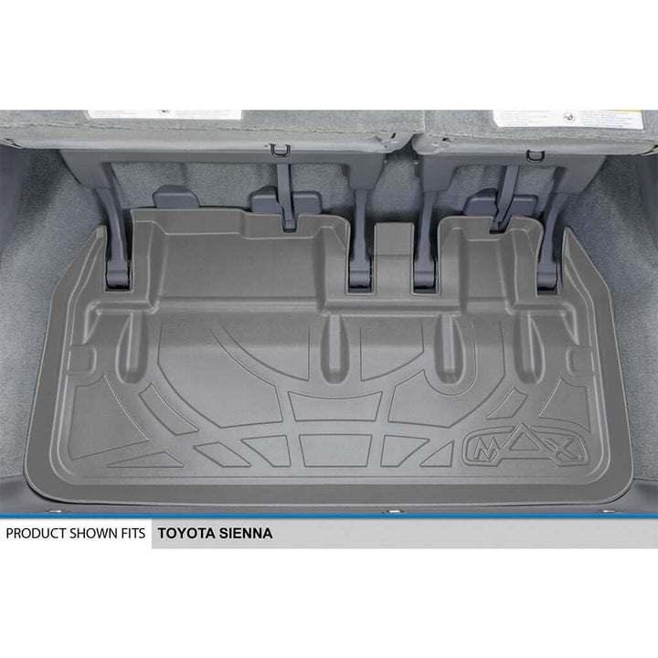 SMARTLINER Custom Fit Floor Liners For 2011-2012 Toyota Sienna (8 Passenger Model)