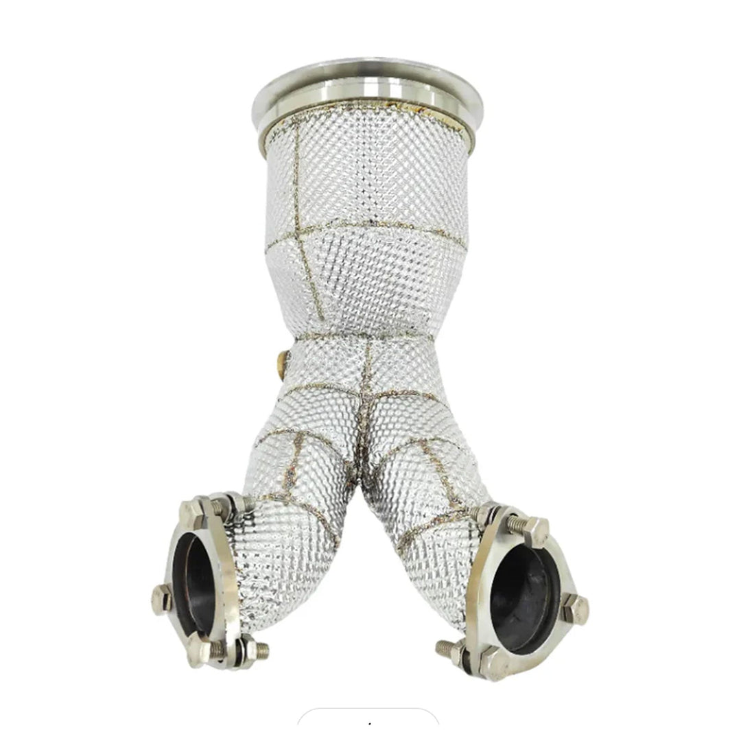 High Flow 304 Stainless Exhaust Downpipe for Audi SQ5 B9 3.0T