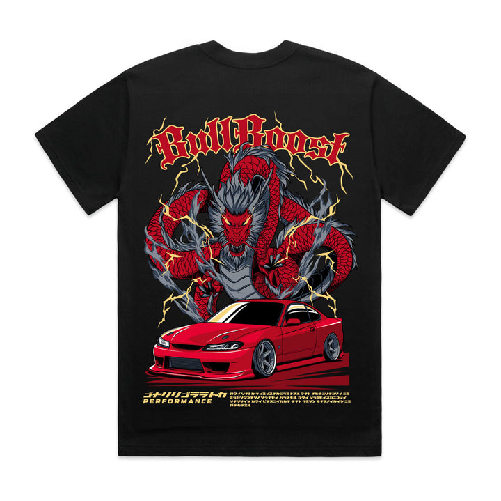 Bull Boost Performance Premium Automotive Cotton Crew Tee Shirts