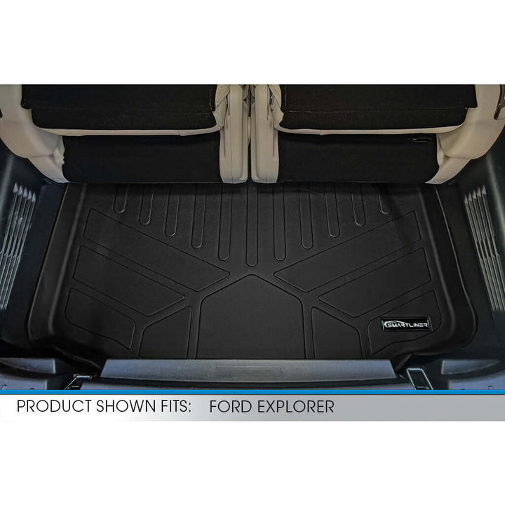 SMARTLINER Custom Fit Floor Liners For 2011-2014 Explorer (without 2nd Row Center Console)