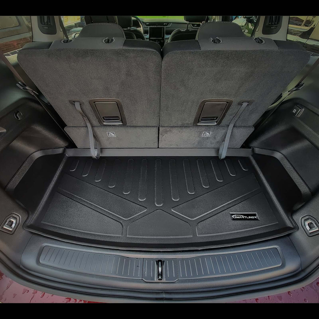 SMARTLINER Floor Liners for 2021-2026 Jeep Grand Cherokee L (2nd Row Bucket) With Center Console (No subwoofer)