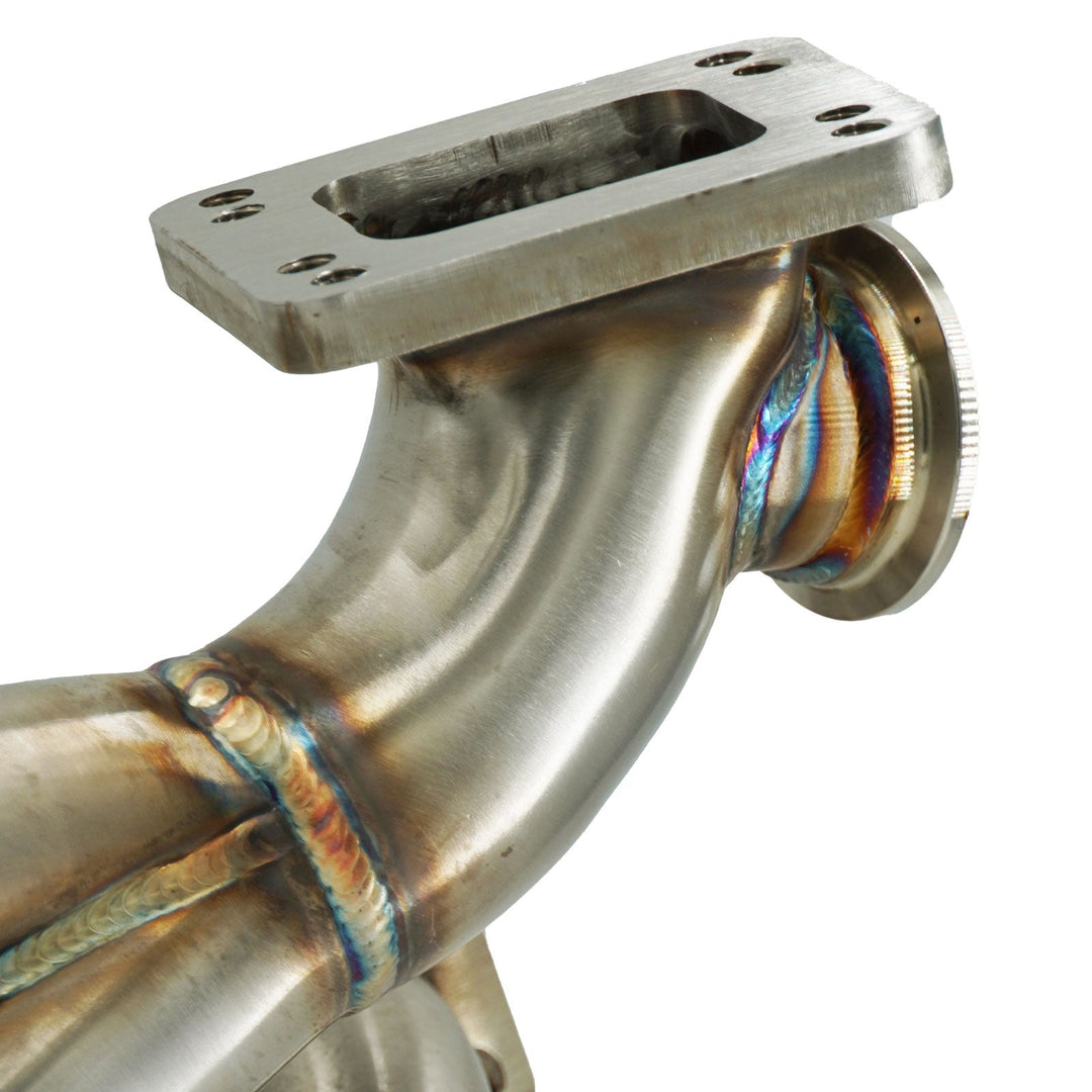 E46 Rear Tubular BMW E36 E46 E39 Tubular Top Mount Turbo Manifold T3 T4 Flange 44mm Was ...
