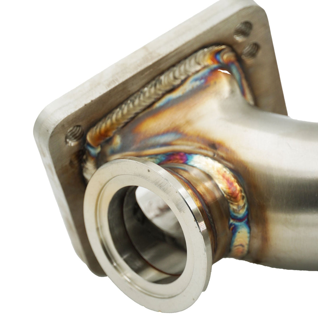 E46 Rear Tubular BMW E36 E46 E39 Tubular Top Mount Turbo Manifold T3 T4 Flange 44mm Was ...