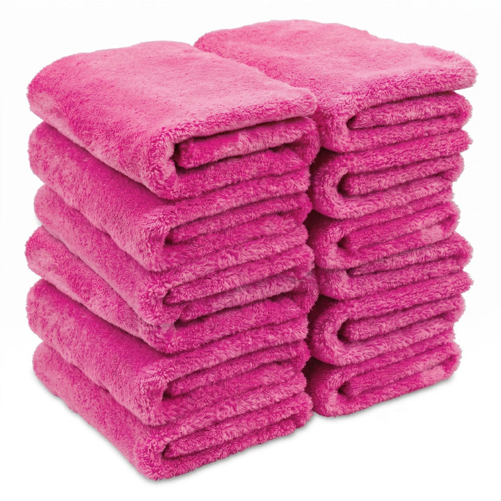 Paquete de 3 paños de microfibra sin bordes WASH&amp;WHIPS con tecnología Ultrasónica para bordes.