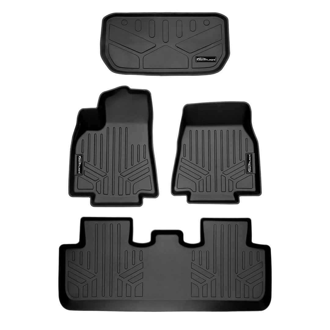 SMARTLINER Floor Liners for 2020-2025 Tesla Model Y (7 Passenger)