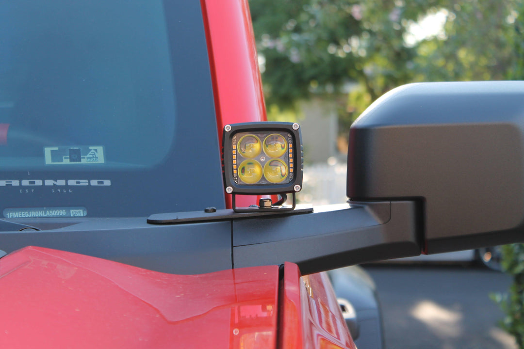 2022+ Ford Bronco Raptor Hood Mount/Ditch Lights/Pillars