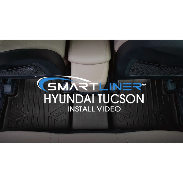 SMARTLINER Custom Fit Floor Liners For 2016-2018 Hyundai Tucson (No Hydrogen Fuel Cell Models)