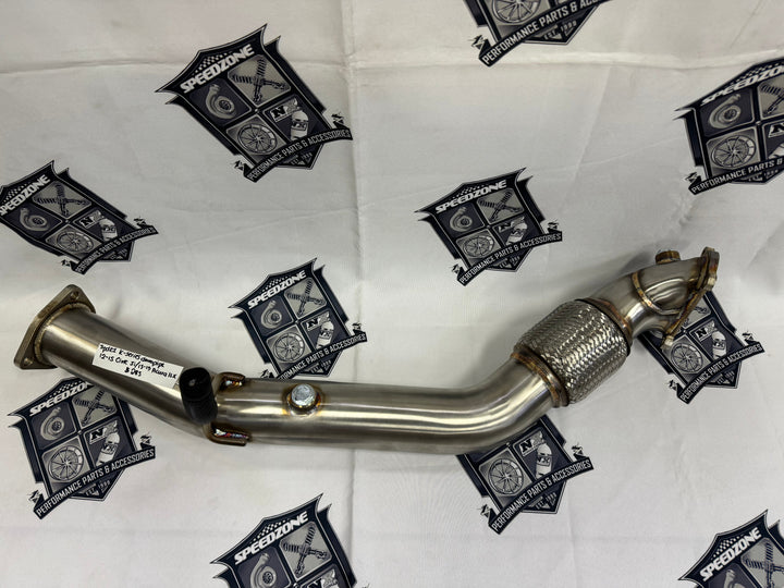 SPDZ1 K Series Header Downpipe 12-15 Civic Si & 13-15 Acura ILX Stainless Bellmouth