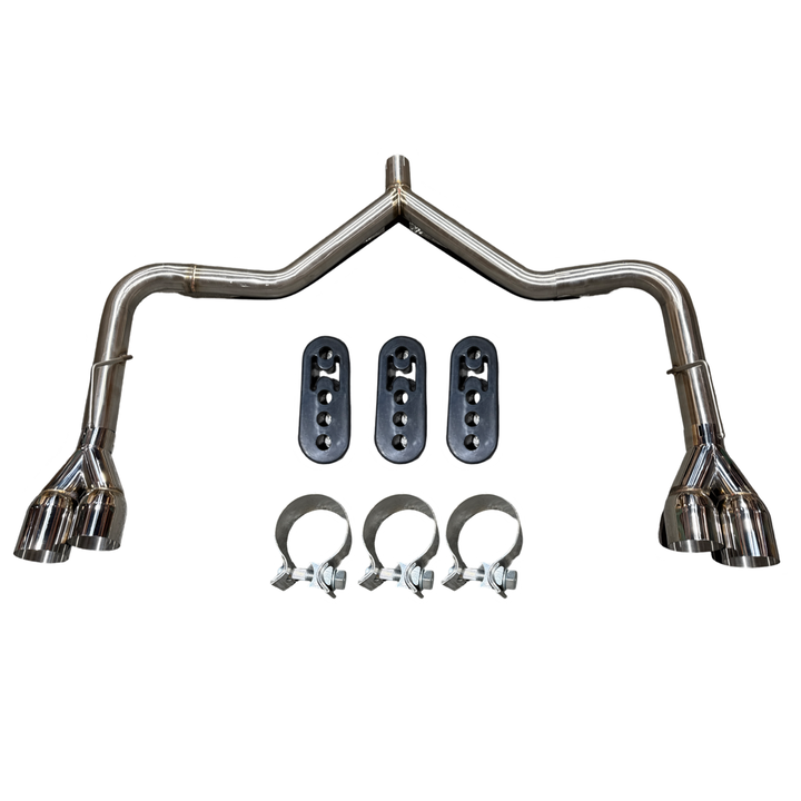 2.5" Stainless Dual Catback Exhaust for 21-25 Kia K5 GT Turbo Sedan 2.5L / 1.6T